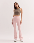 Pembe Flare İspanyol Paça Tayt
