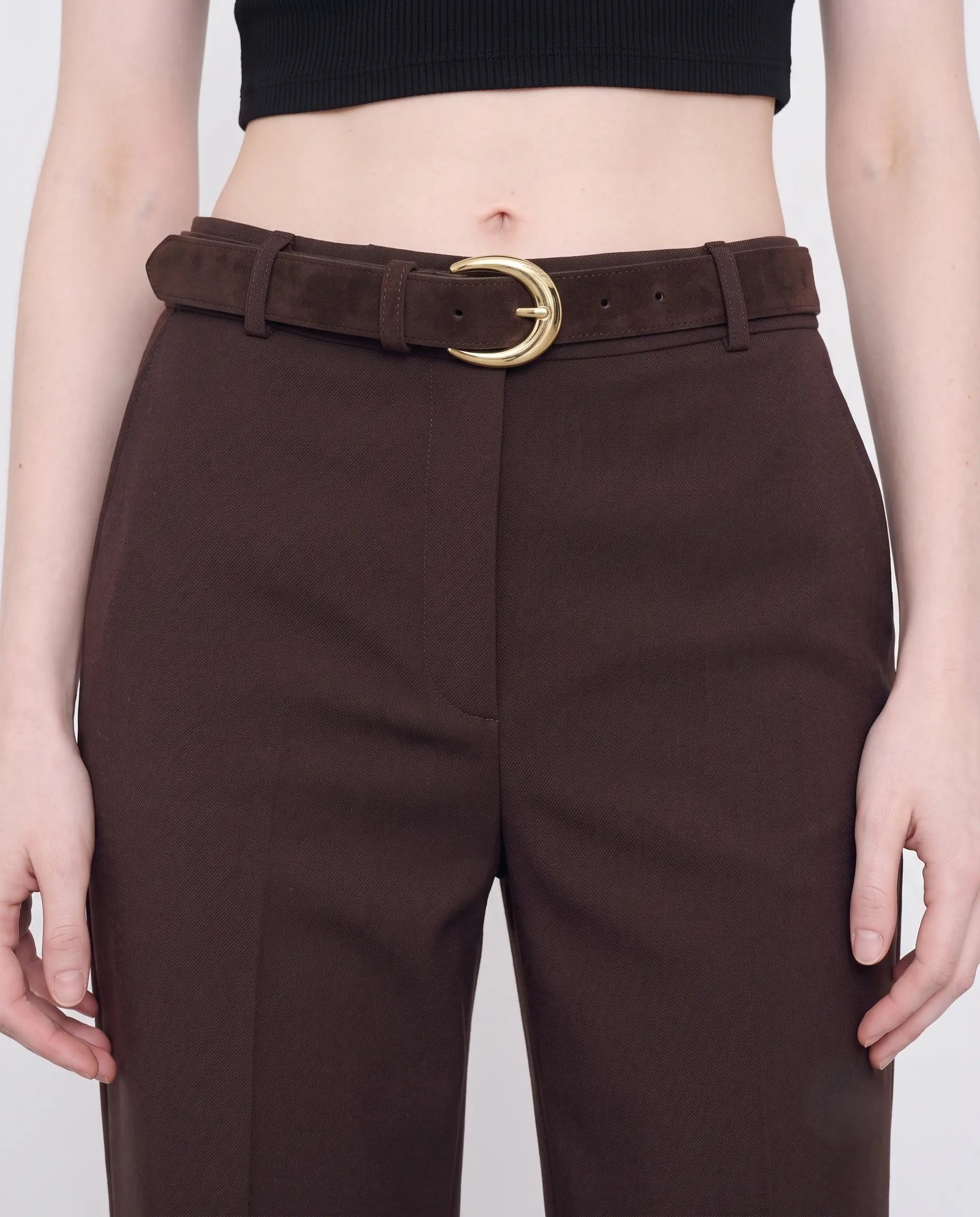 Bootcut Dokuma Kumaş Pantolon