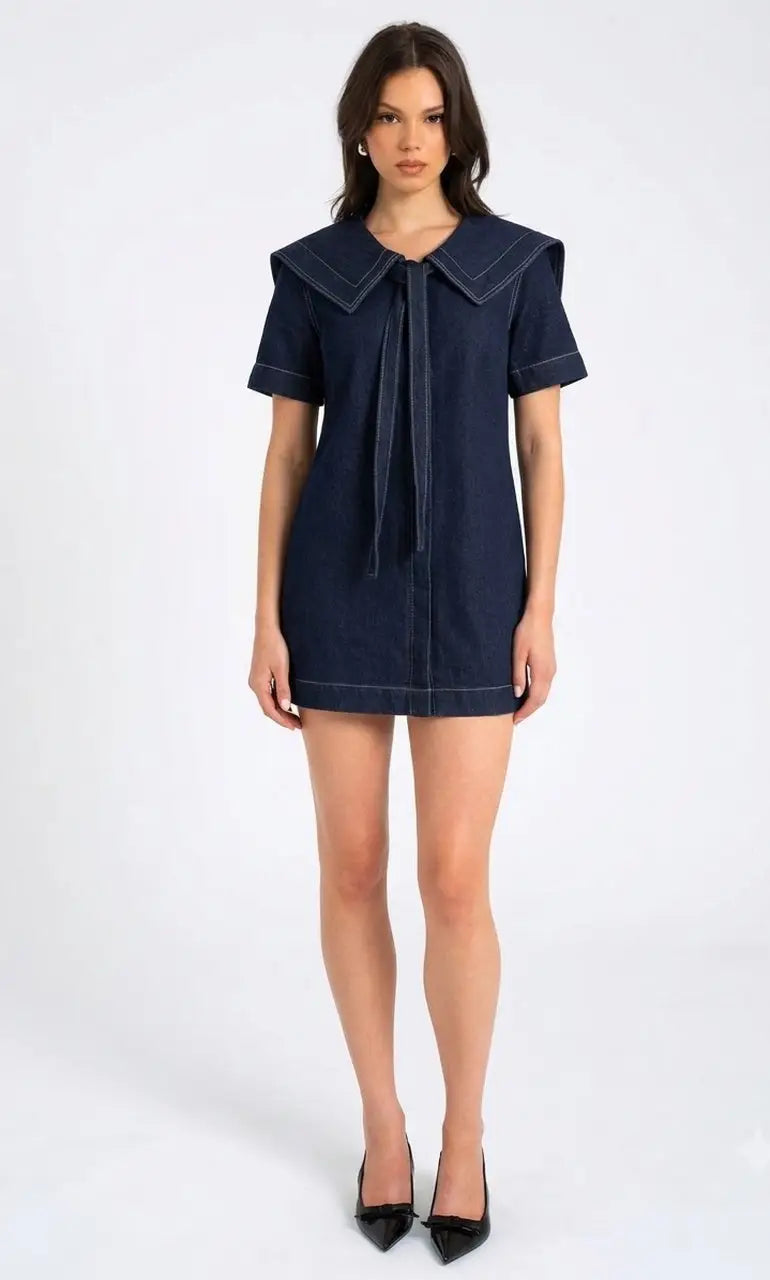 Denim Elbise