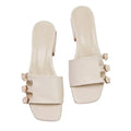 Ivory Charm Taş Tokalı Terlik