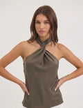Modal Halter Yaka