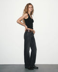Siyah More Jean