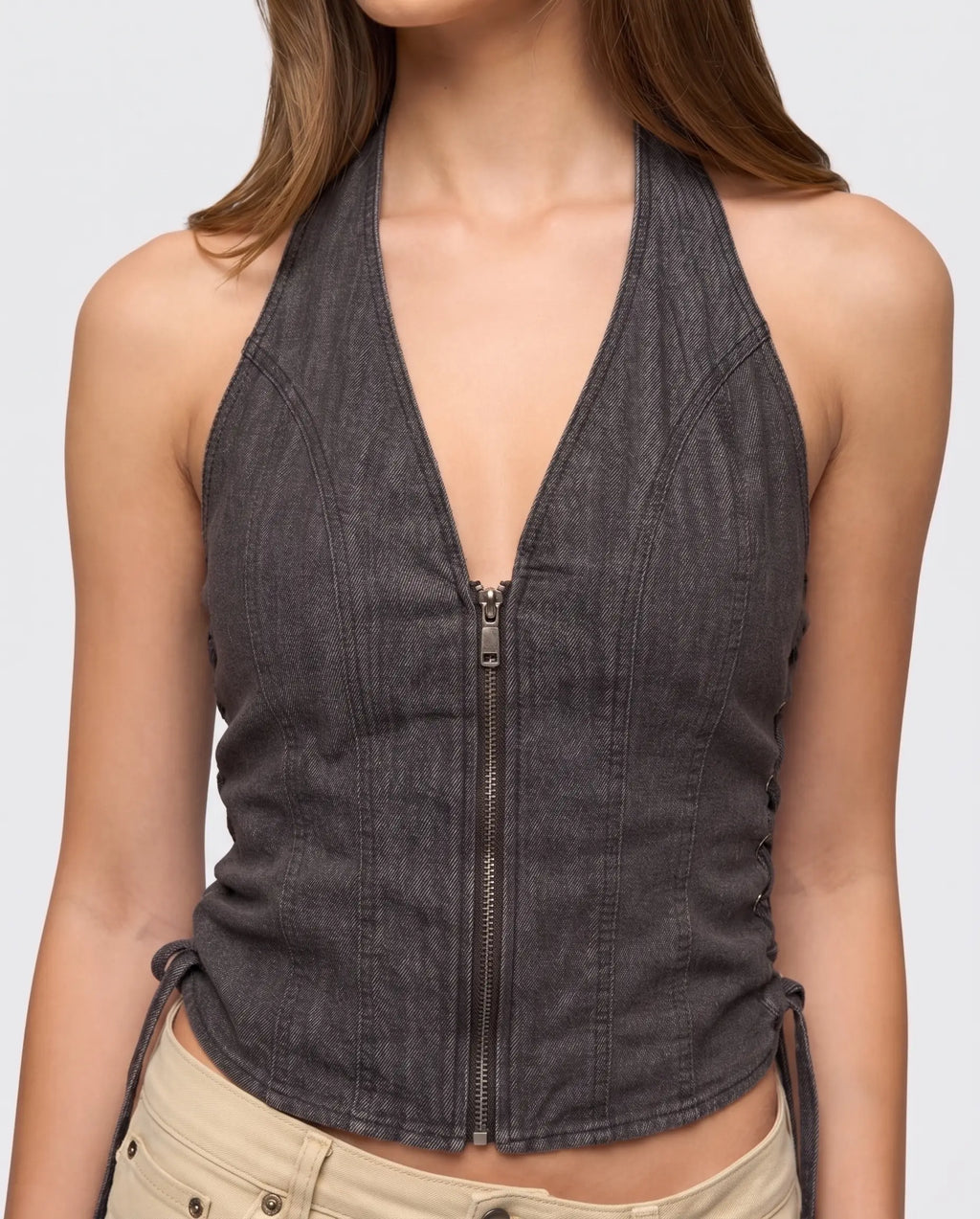 Vintage Denim Yelek