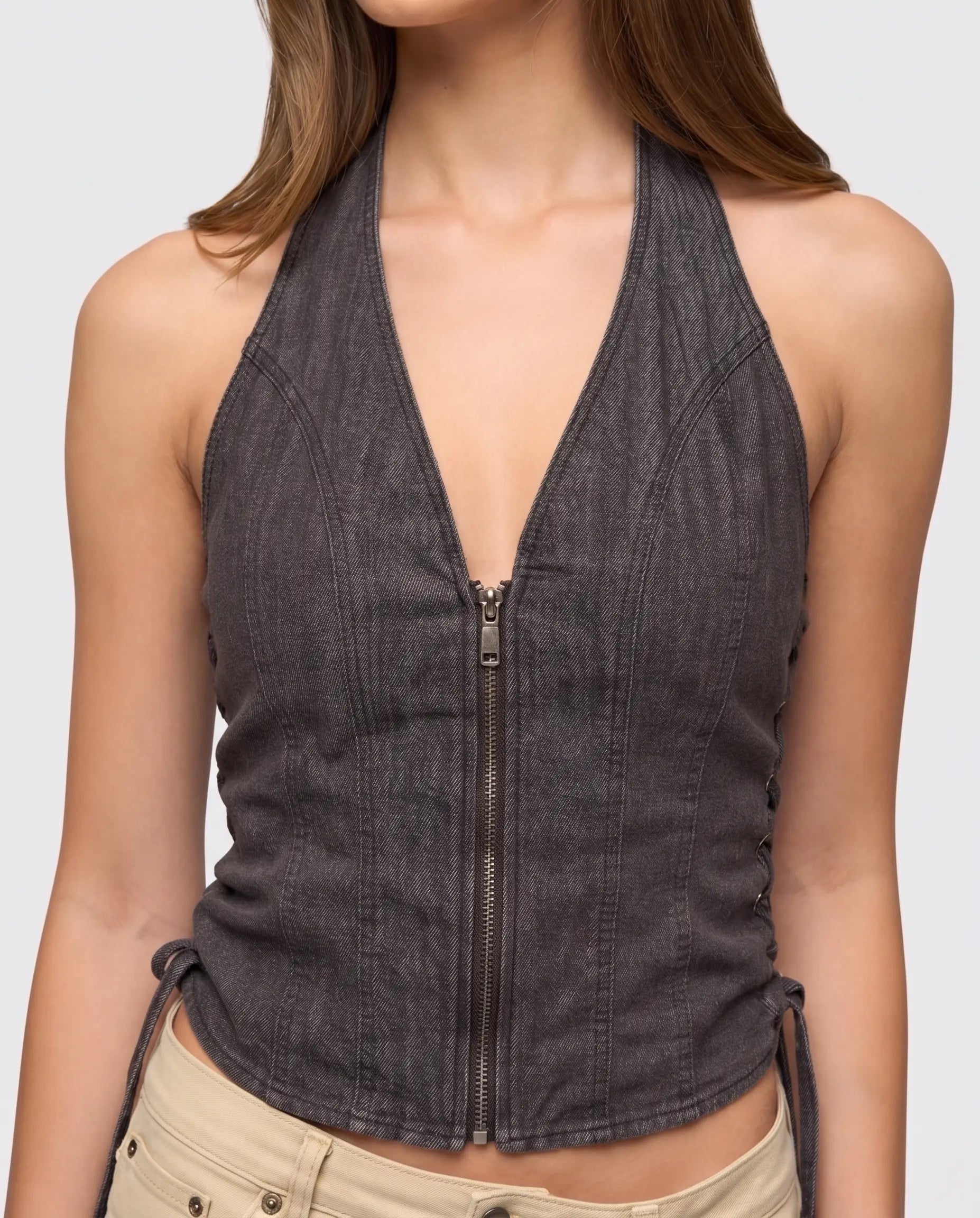 Vintage Denim Yelek